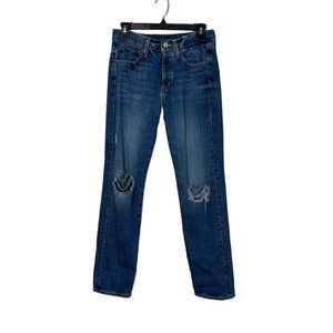 OUTERKNOWN Fillmore Boyfriend Destroyed Button Fly Denim size 25